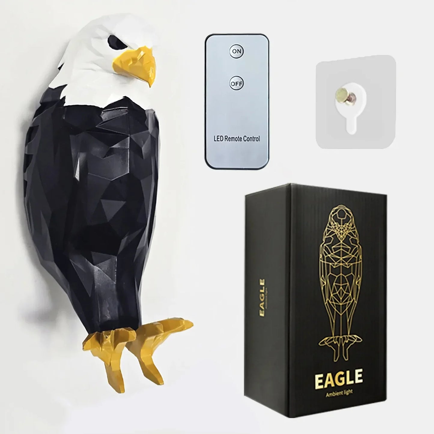 3D Eagle-Shaped Wall Lamp – Creative Animal Projector Light for Modern Decor, Halloween & Christmas Ambience