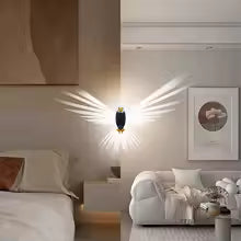 3D Eagle-Shaped Wall Lamp – Creative Animal Projector Light for Modern Decor, Halloween & Christmas Ambience