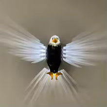 3D Eagle-Shaped Wall Lamp – Creative Animal Projector Light for Modern Decor, Halloween & Christmas Ambience