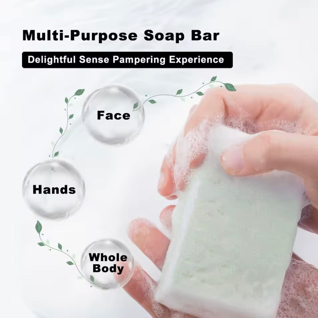 Handmade Essential Oil Soap Set – 3pcs Natural Cold Process Bar Soap for Women & Men