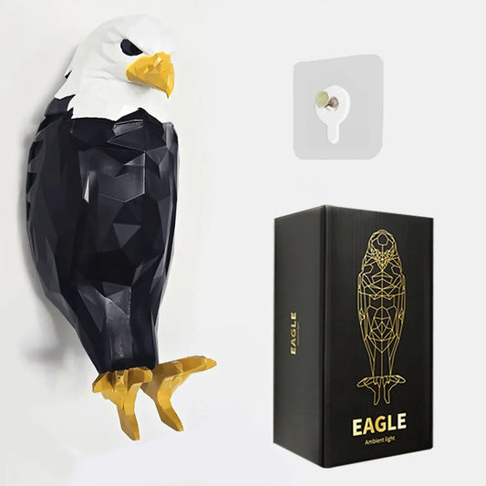 3D Eagle-Shaped Wall Lamp – Creative Animal Projector Light for Modern Decor, Halloween & Christmas Ambience