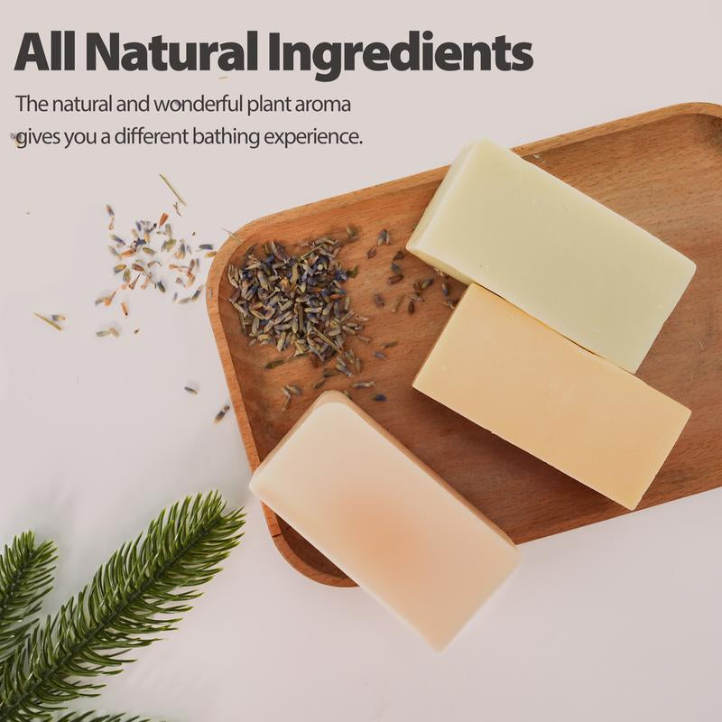 MAYJAM 3.50 oz Handmade Natural Soap Bar Set - Tea Tree, Lemongrass, Chamomile, and Shea Butter for Moisturizing, Soothing, and Cleansing All Skin Types