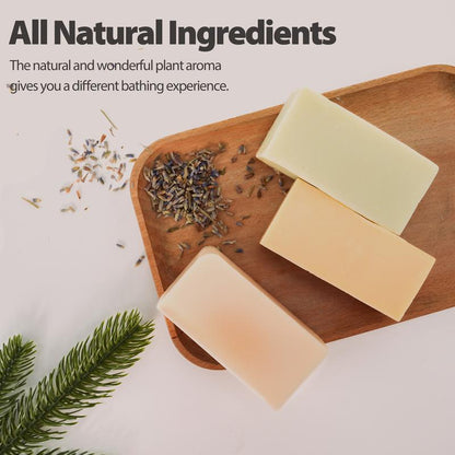 MAYJAM 3.50 oz Handmade Natural Soap Bar Set - Tea Tree, Lemongrass, Chamomile, and Shea Butter for Moisturizing, Soothing, and Cleansing All Skin Types