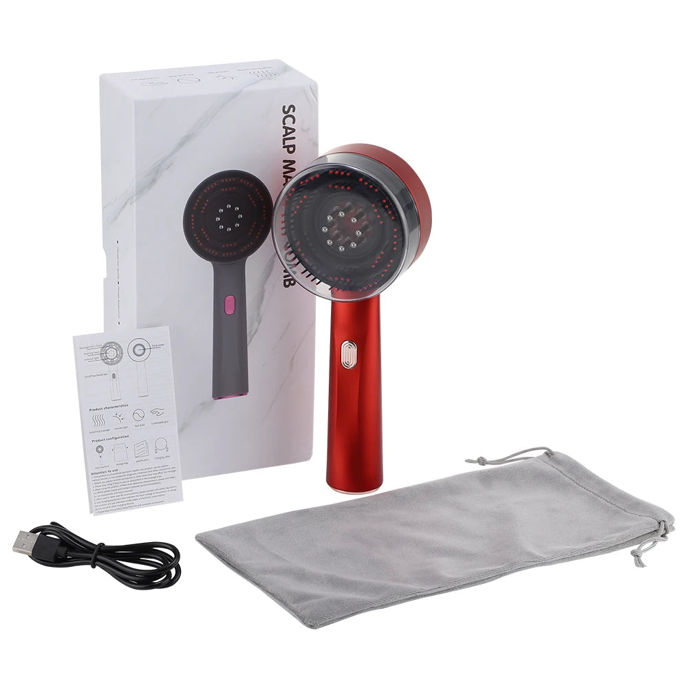 Electric Scalp Massager & Hair Growth Comb